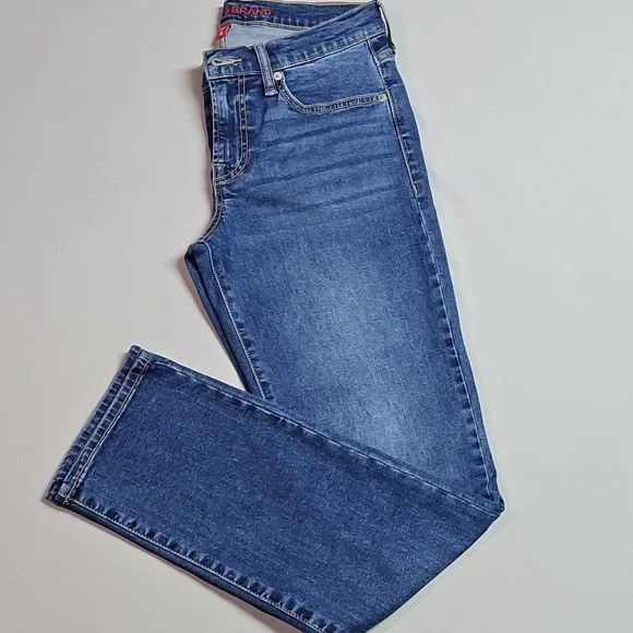 Lucky Brand Mid Rise Straight Blue Jeans 4/27 . NWT - Picture 3 of 4